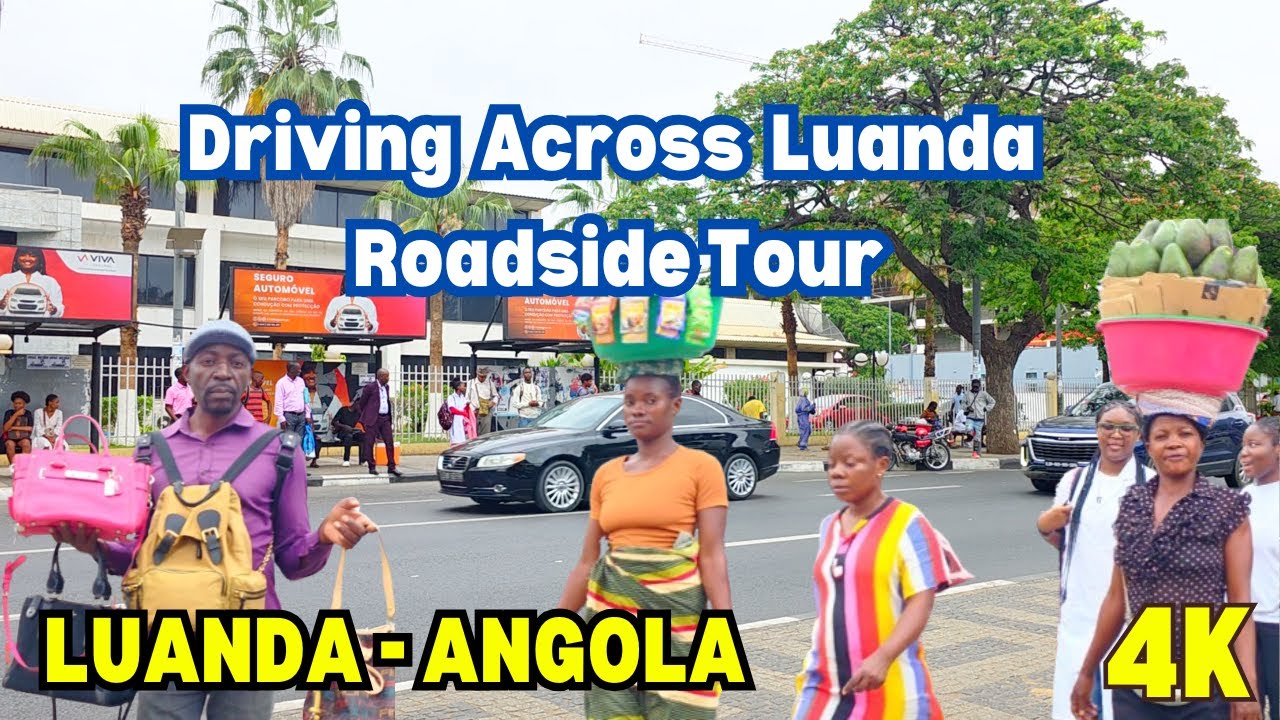 Beautiful Luanda Drive Journey - City Sights & Streets#luanda #angola #africa #luandaangola