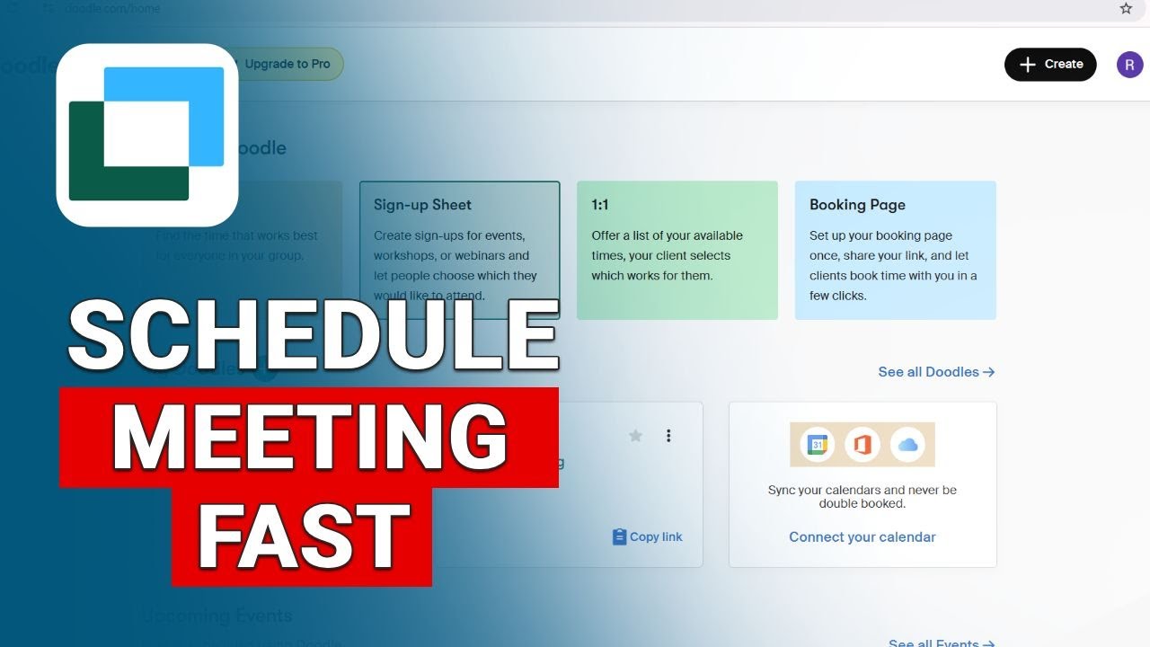 How to Use Doodle to Schedule Meetings Fast - Step by Step Tutorial