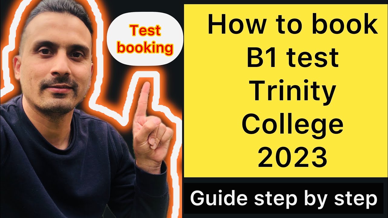 b1 test trinity college uk 2023 | how to book b1 test 2023 | guide step by step |