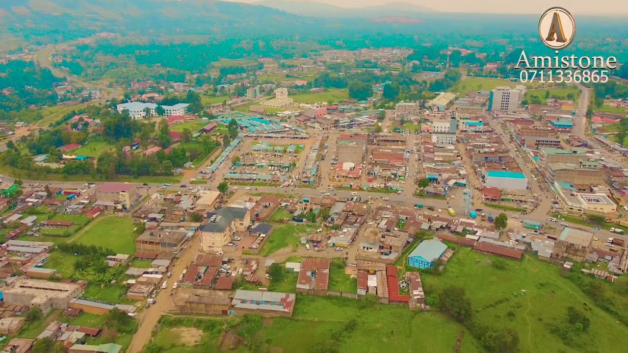 BOMET TOWN AERIEL FOOTAGE