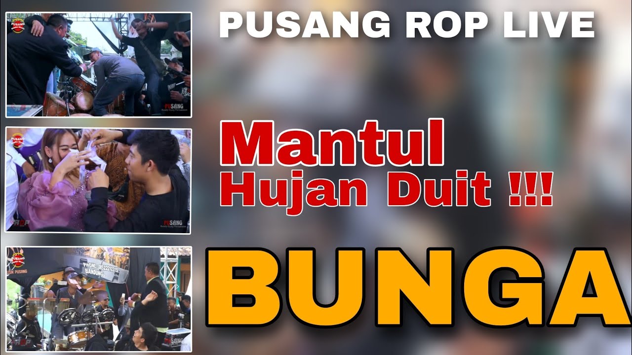 Mantap Betul Lagu Bunga Sampai Hujan Duit❗❗❗ | Pusang ROP - BUNGA