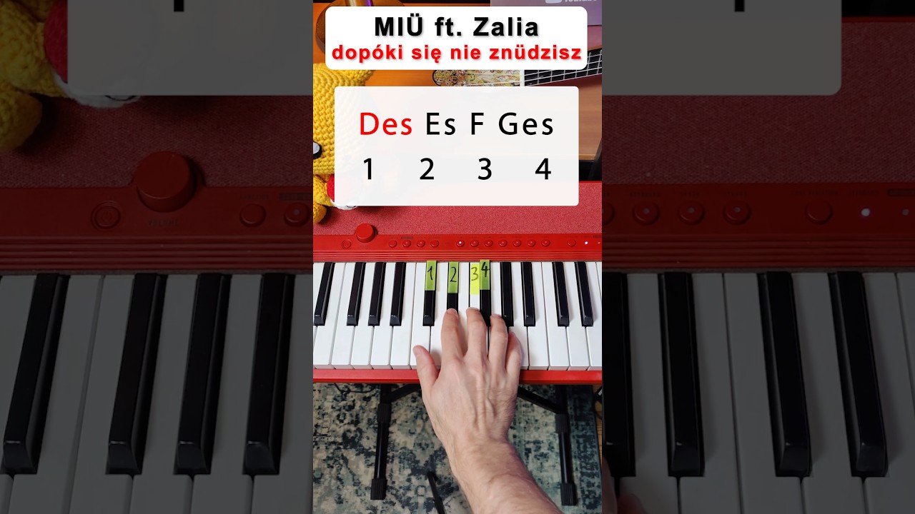 Zalia Dopóki się nie znudzisz - prosty tutorial na PIANINO 🎹 