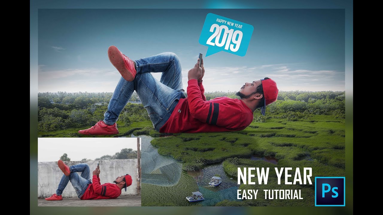New year  Tutorial // Photo Manipulation // Easy by // Sony Jackson