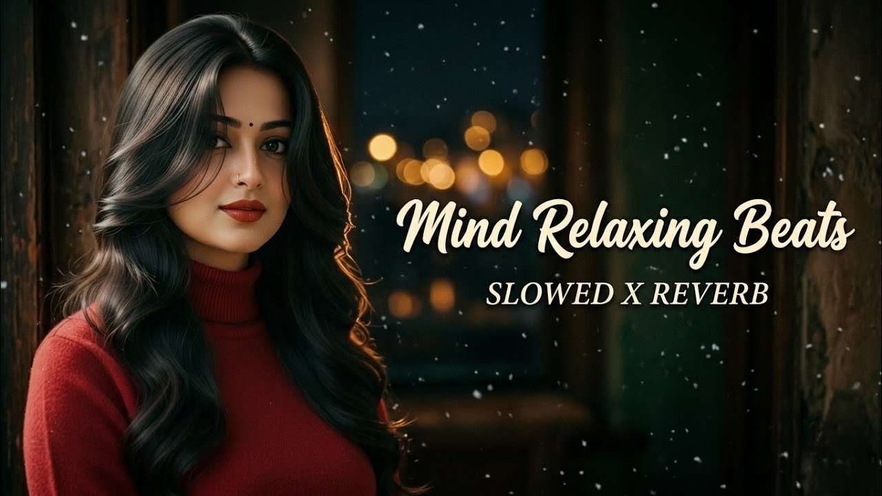 Mind Relaxing Beats ❤️ | Slowed + Reverb Lofi Music for Study, Sleep & Deep Calm Night Vibes #love 