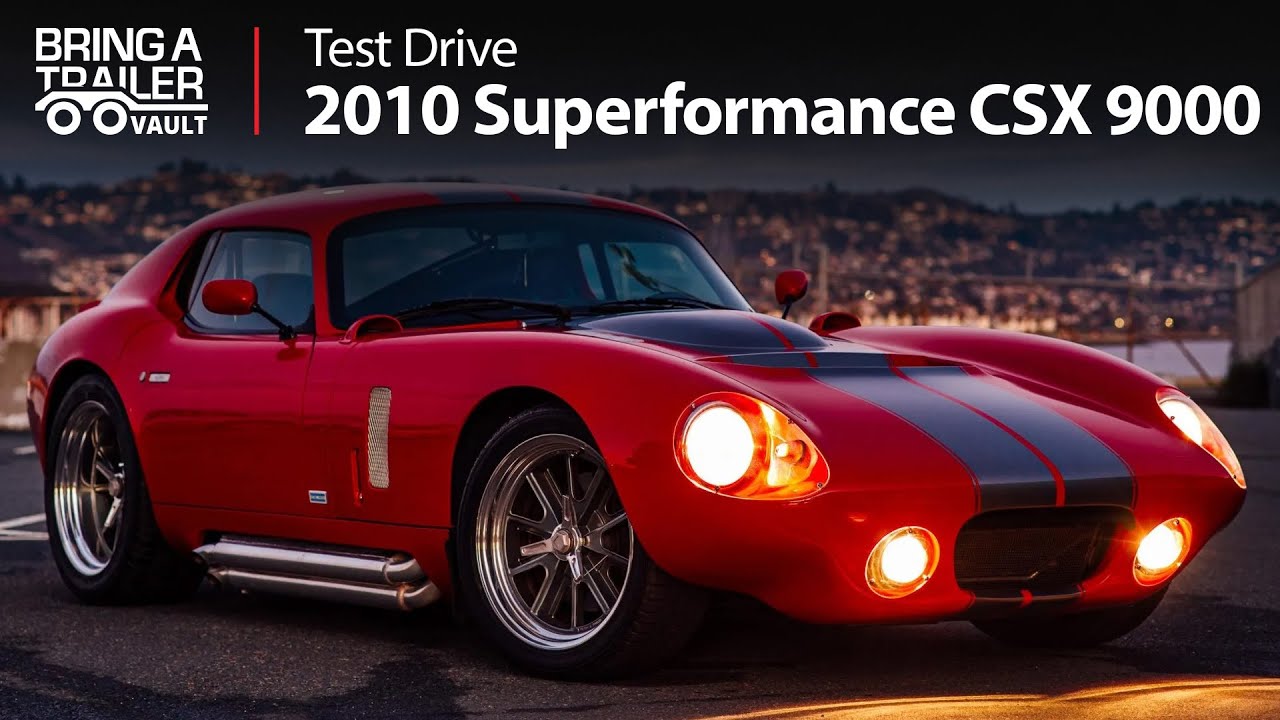 2010 Superformance Shelby CSX 9000 Daytona Coupe Test Drive | Bring a Trailer