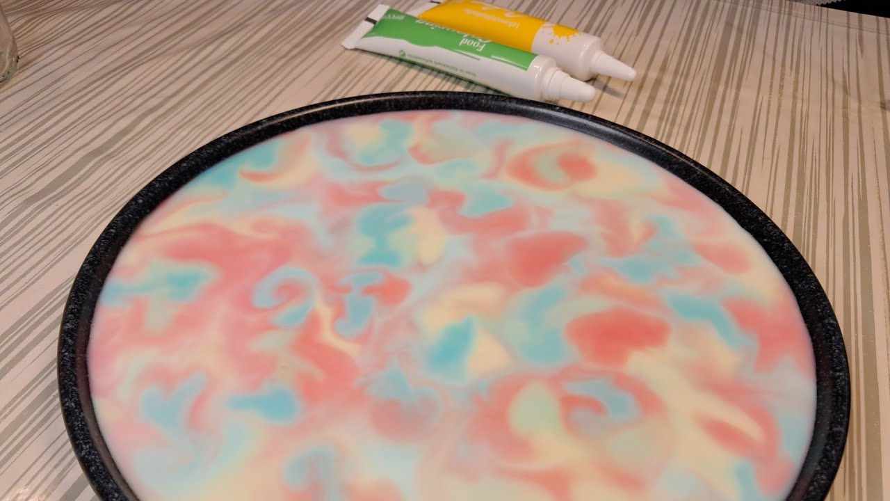 Experiment mit Farben und Spüli 🤓