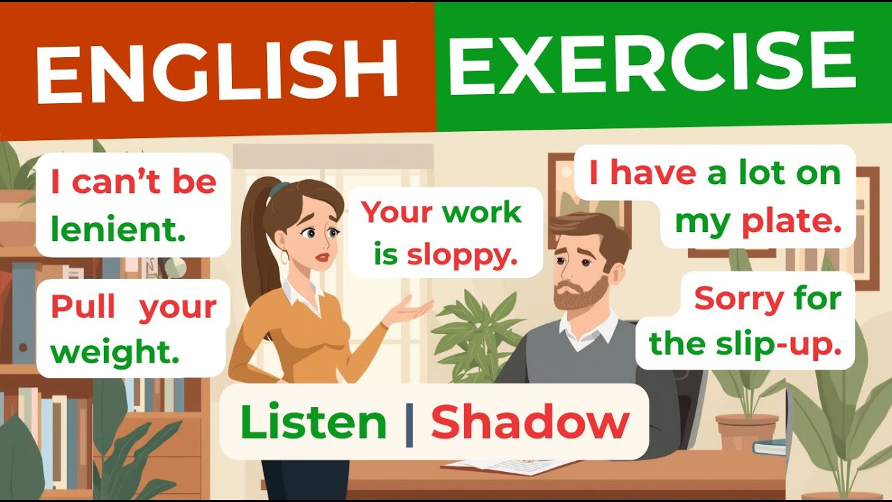 Improve Your English Speaking | Shadow Real Conversations with Idioms, Slang & Advanced Vocabulary