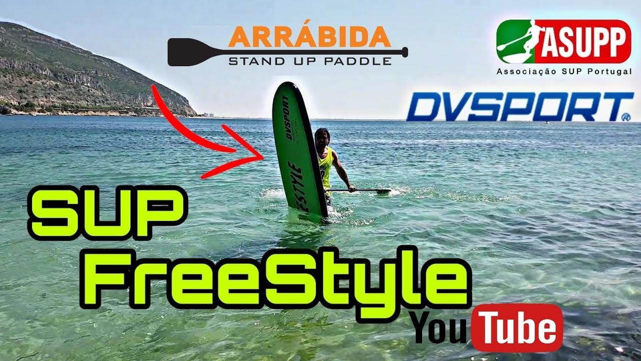 SUP FREESTYLE - TRICKS - ARRÁBIDA Stand Up Paddle (SUP SPOT on Crystal Flatwaters)