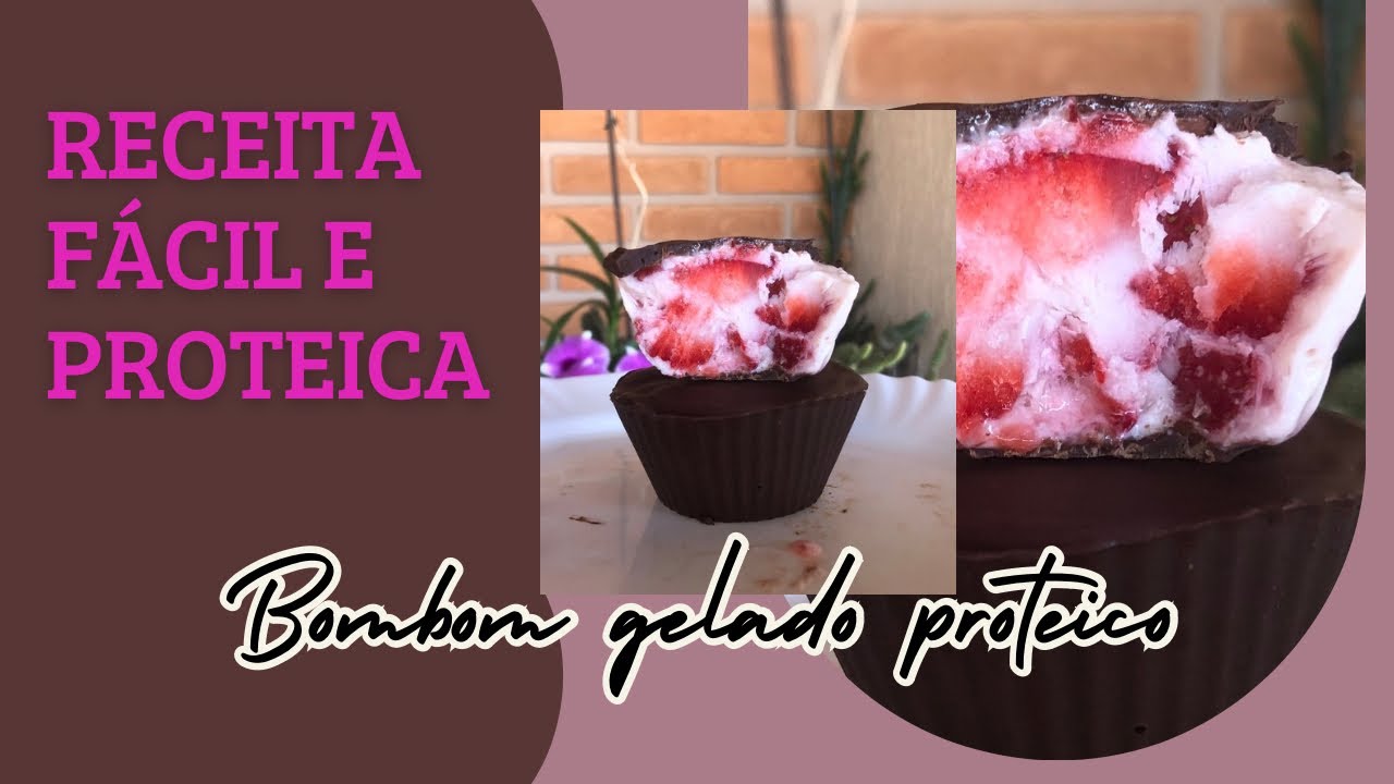Coma sem sair da dieta! MELHOR receita de doce proteico com 4 ingredientes 🍓🍫