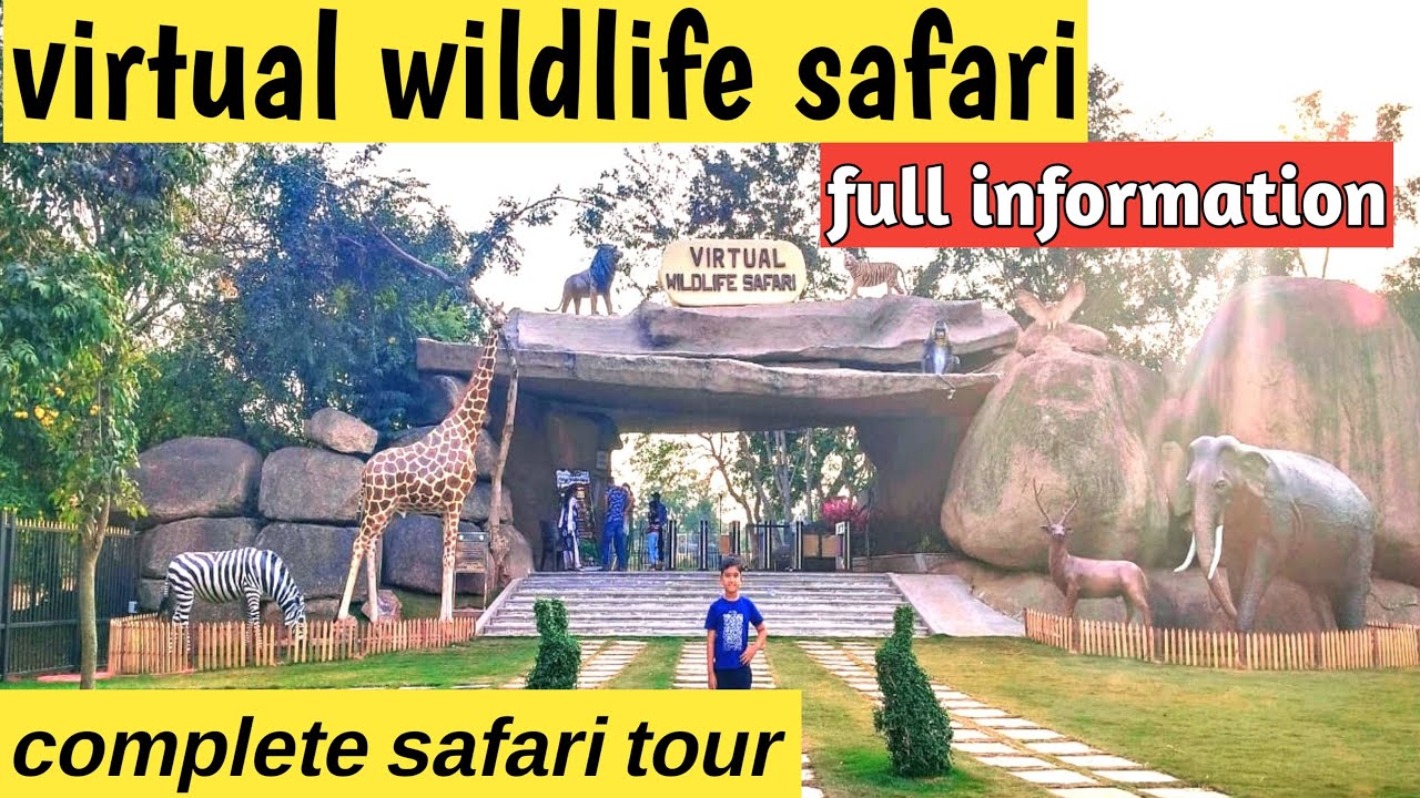 Virtual wildlife safari park kondapur Hyderabad | Botanical Garden Hyderabad complete tour