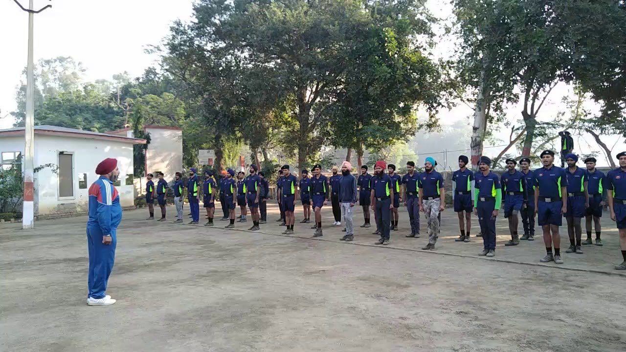 Sis training center sirhind S. G. Training video