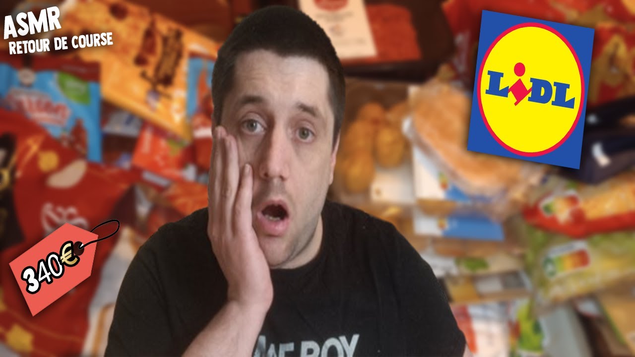 ASMR FR : RETOUR DE COURSE DE CHEZ LIDL (340 EUROS)