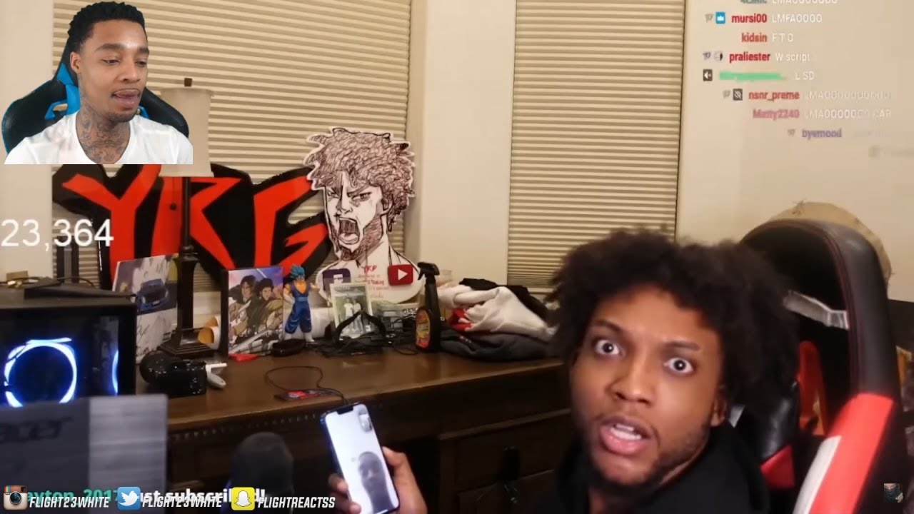Reacting To YourRAGE Calling Flightreacts for 20 Minutes and & 8 Seconds! Pt.1!