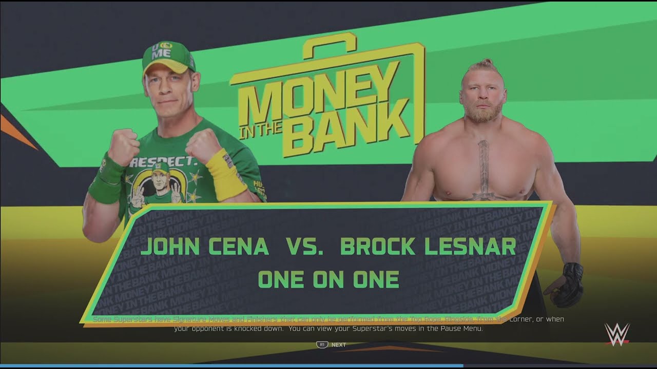 WWE JOHN CENA vs BROCK LESNAR Full Match 