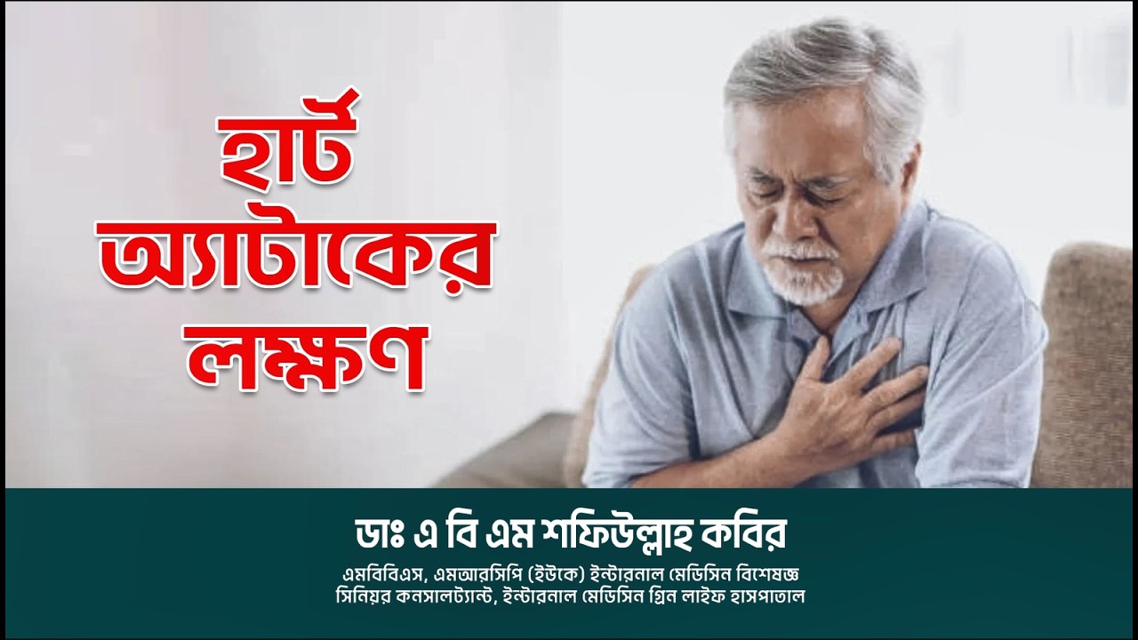 Heart Attack Symptoms Explained | হার্ট অ্যাটাকের লক্ষণ |ডাঃ এ বি এম শফিউল্লাহ কবির