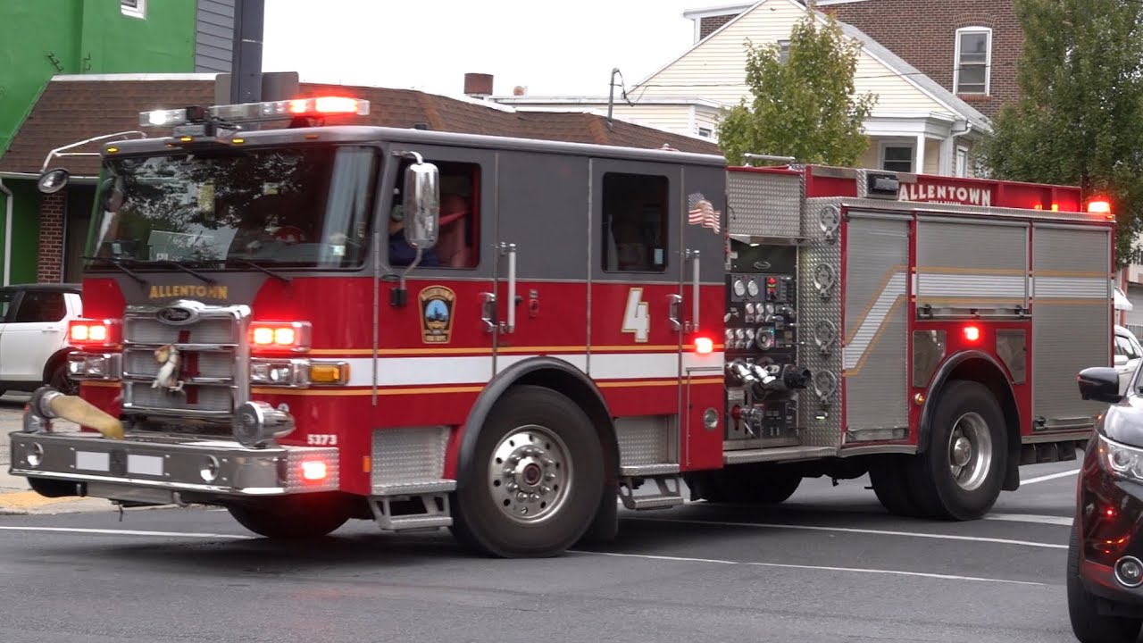 Allentown Fire Department Engine 4 Responding 10/2/24