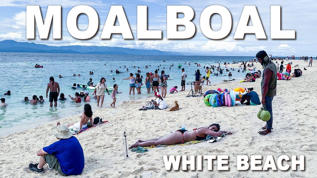 MOALBOAL CEBU Walking Tour  | Panagsama Beach and Basdaku White Beach | CEBU Popular Dive Spot