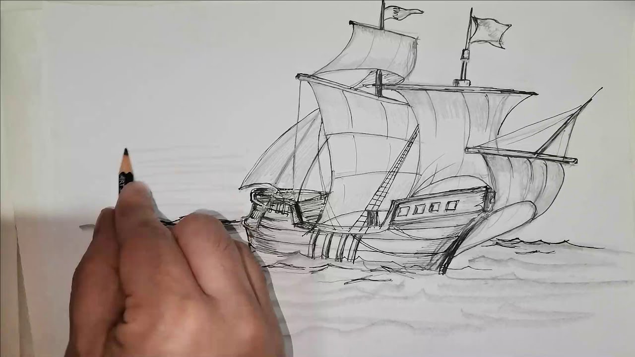 Come disegnare un Veliero Tutorial