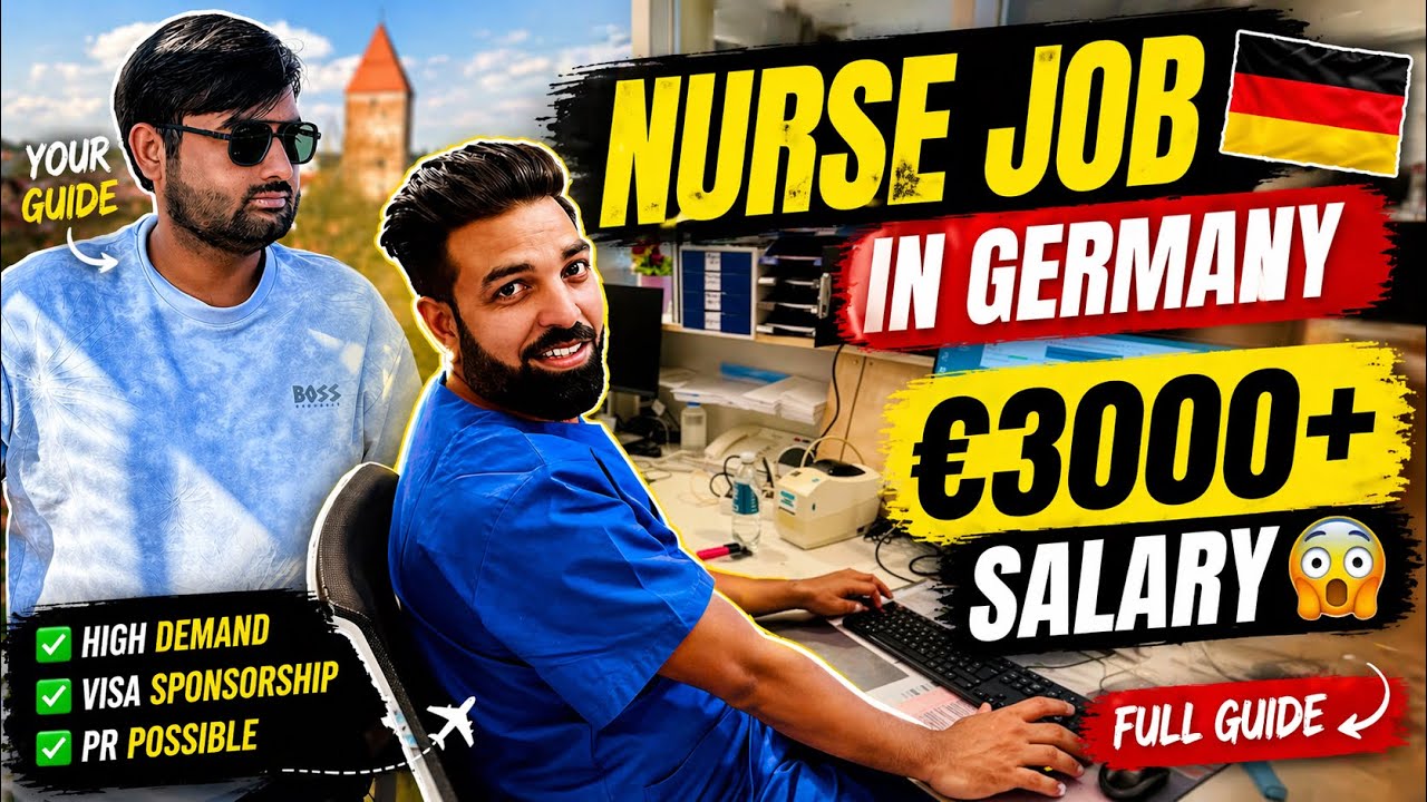 Germany Nurse Jobs for Pakistanis 🇵🇰🇩🇪 | &euro;3000 Salary +  visa(Truth explained)