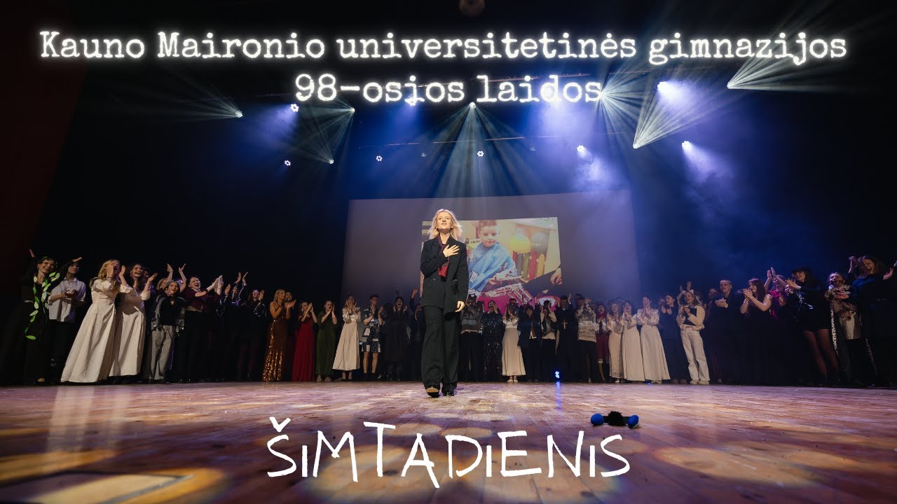Kauno Maironio universitetinės gimnazijos 98-osios laidos šimtadienis 2025 m.