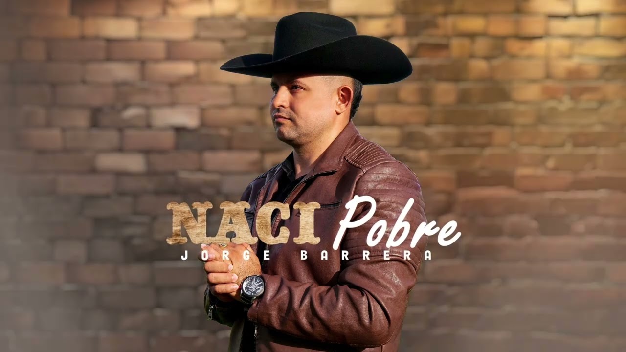 Jorge Barrera | Nac&iacute; Pobre (Video Lyrics)