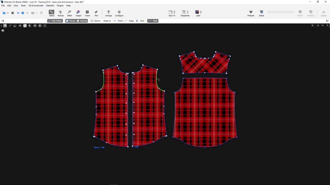 CAD 3D Tutorial : Pattern Pieces with VStitcher
