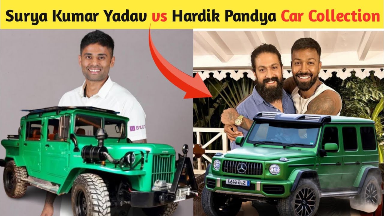 Surya Kumar Yadav vs Hardik Pandya Car Collection||