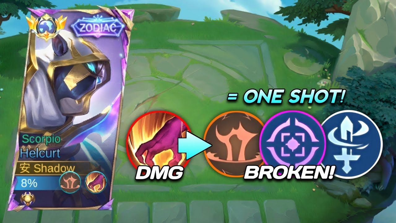 THIS GLOBAL HELCURT JUNGLE USE BROKEN EMBLEM SET!! (auto one shot! 😱)