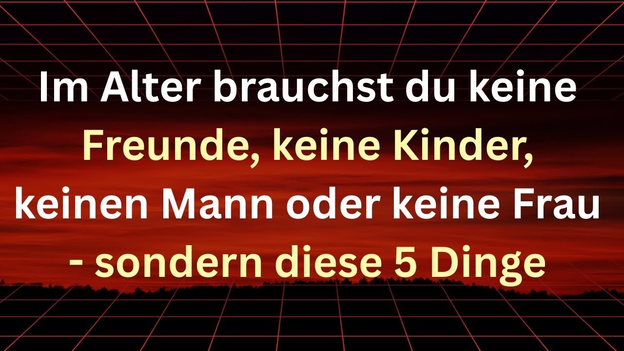 5 Prinzipien, die dich im Alter gl&uuml;cklich und stark machen