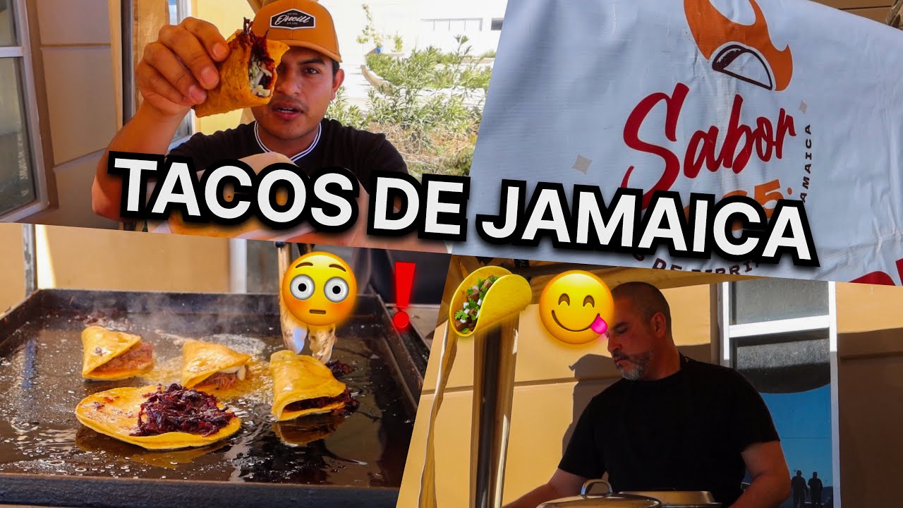 Probando Los TACOS DE JAMAICA En Tecate | Birria Y M&aacute;s❗️🌮 Sabor 665