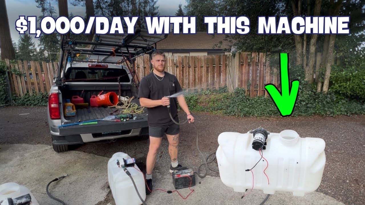 How to build this super simple softwash setup that PRINTS $
