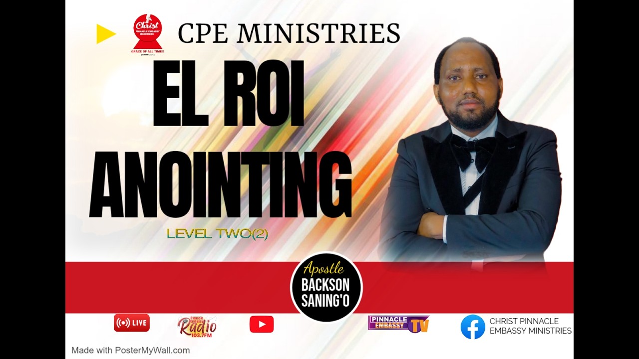 EL ROI ANOINTING [LEVEL 2] (10/2/𝟐𝟎𝟐𝟔).