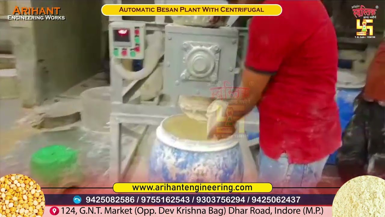 AUTOMATIC FINE BESAN PLANT, BESAN MILL,500 KG PER HOUR BESAN PLANT, NAMKEEN BESAN,BESAN,BESAN POWDER