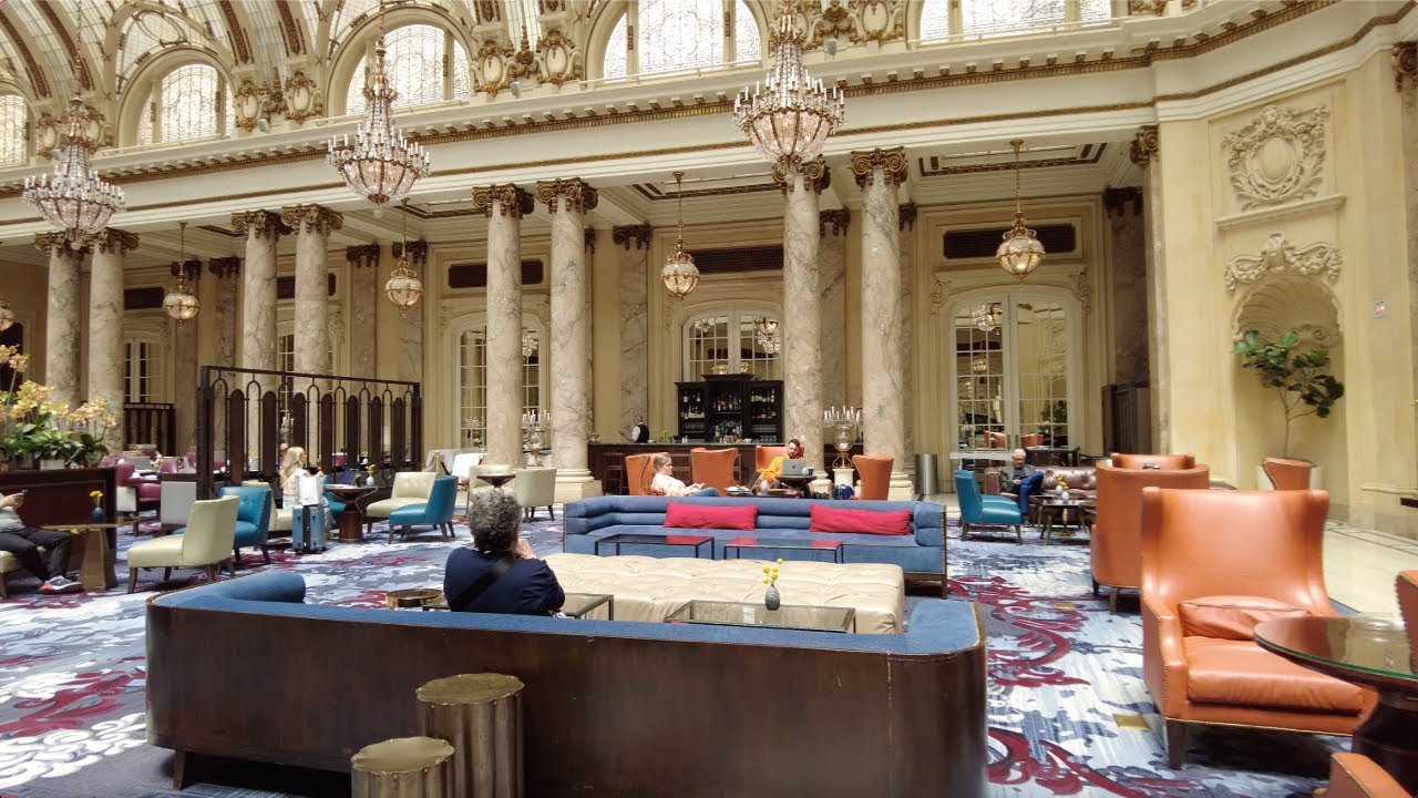 [4K] Palace Hotel, San Francisco, California, USA