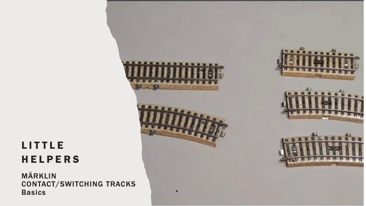 Маленькие помощники - Основы контактных и коммутационных путей - Аналог Märklin M-track