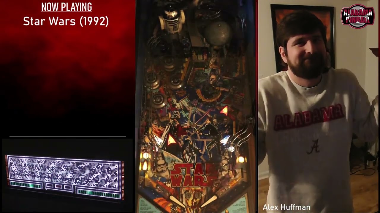 Data East Star Wars Pinball Gameplay