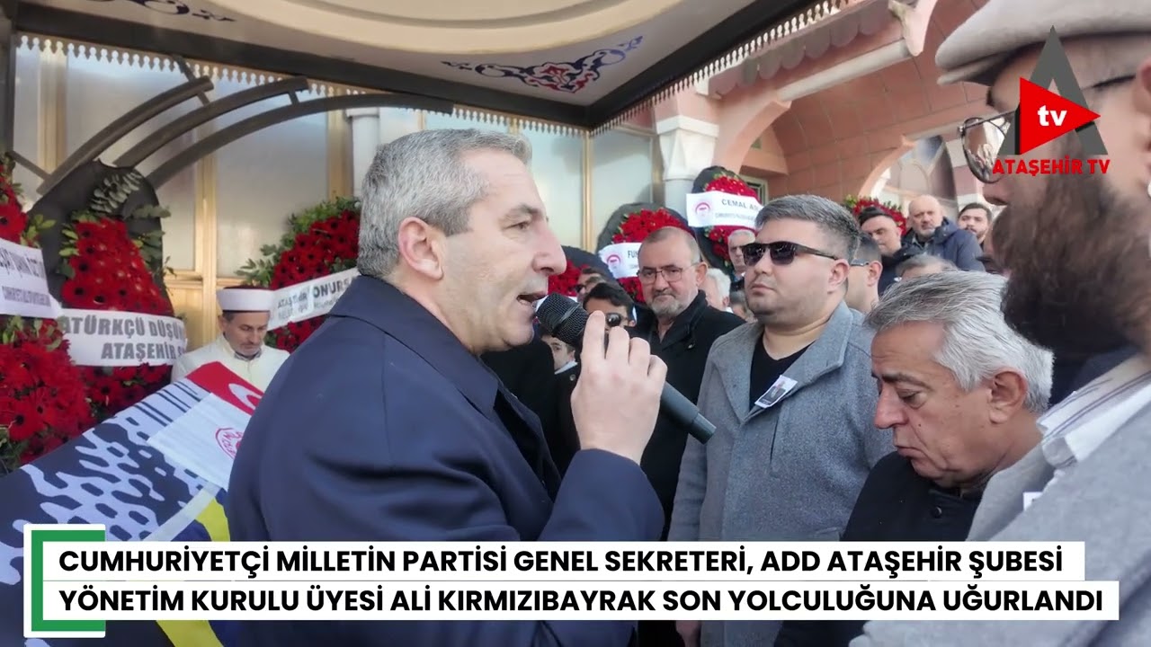 ALİ KIRMIZIBAYRAK SON YOLCULUĞUNA UĞURLANDI