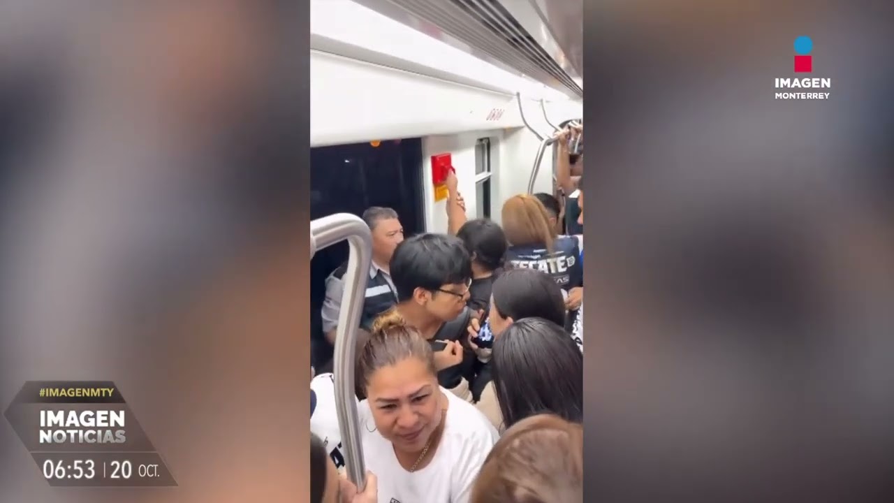 Sacan a mujer de vagón de Metrorrey | Noticias MTY primera emisión