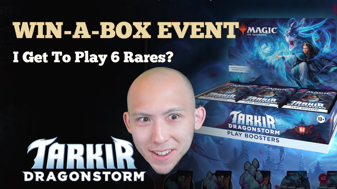 I Get To Play 6 Rares?! | Tarkir: Dragonstorm Sealed Win-A-Box Event | MTG Arena