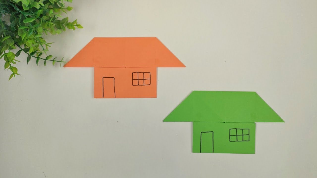 Fold A Cute House From Paper | DIY Komorebi