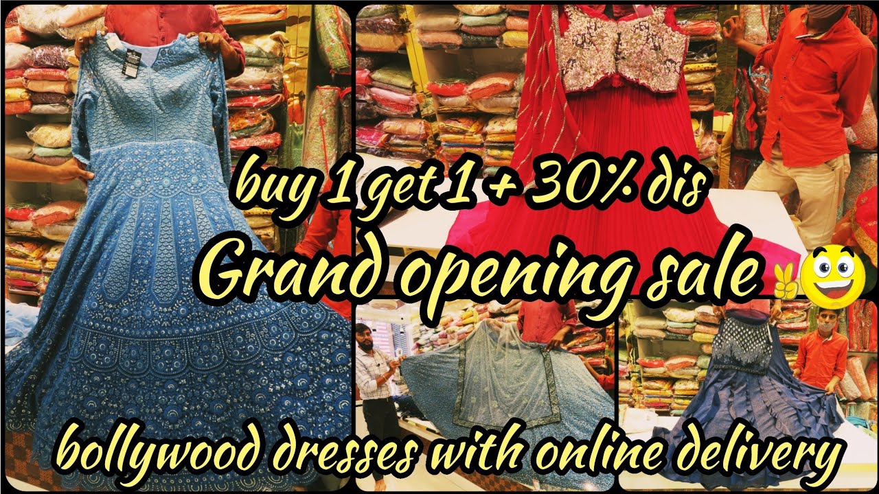 RIWAS|grand opening offer|30% discount|1+1 offer|pure bollywood collection|lehenga, gown, crop top