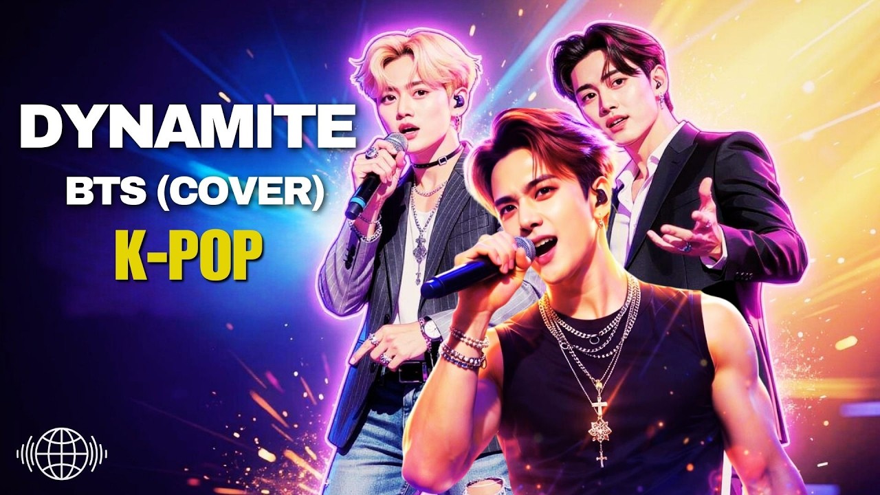 SKYBEAT SOUND - DYNAMITE (LYRIC VIDEO) (BTS COVER)