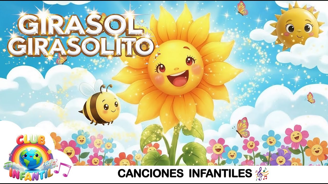 🎵 Girasol Girasolito 🌻|Canción Infantil 🎶  | Naturaleza, Valores y Alegría ✨ | Club Mundo Infantil 🌍