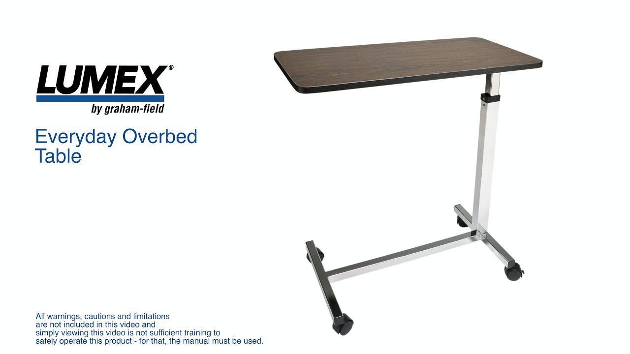 Lumex&reg; Everyday Overbed Table