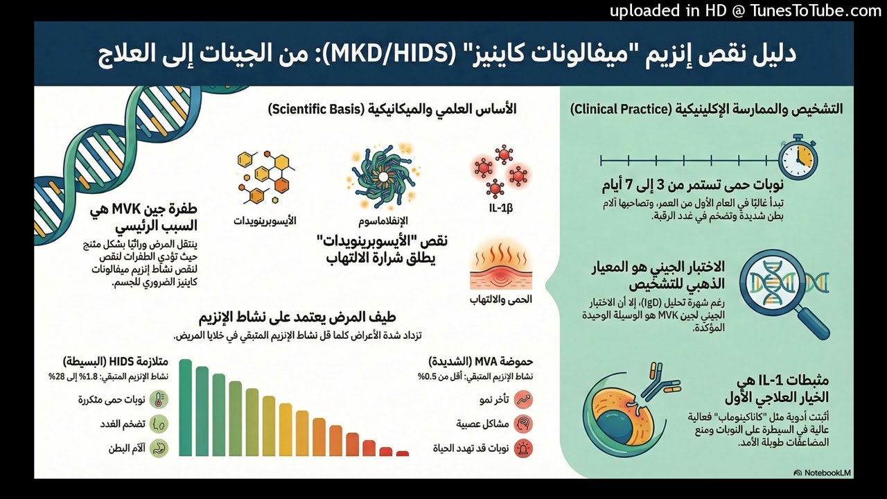 دراسة علمية حول متلازمة نقص إنزيم ميفالونات وكثرة الأجسام المضادة D