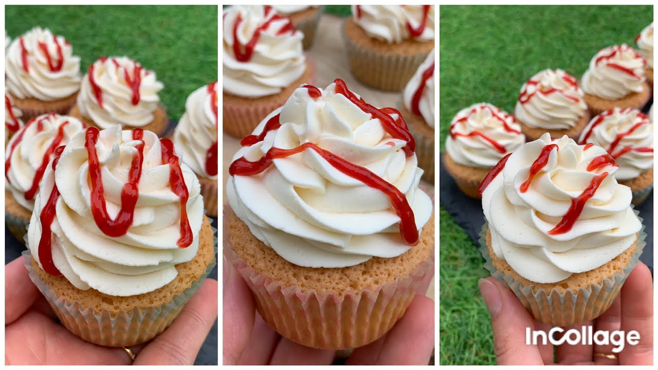 Cupcakes insert fraise, crème chantilly mascarpone 🧁🍓très facile