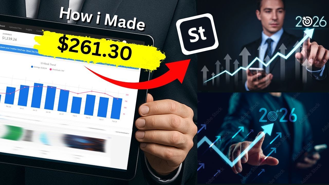 How I Made $261 from AI Images on Adobe Stock | Real Earning Proof