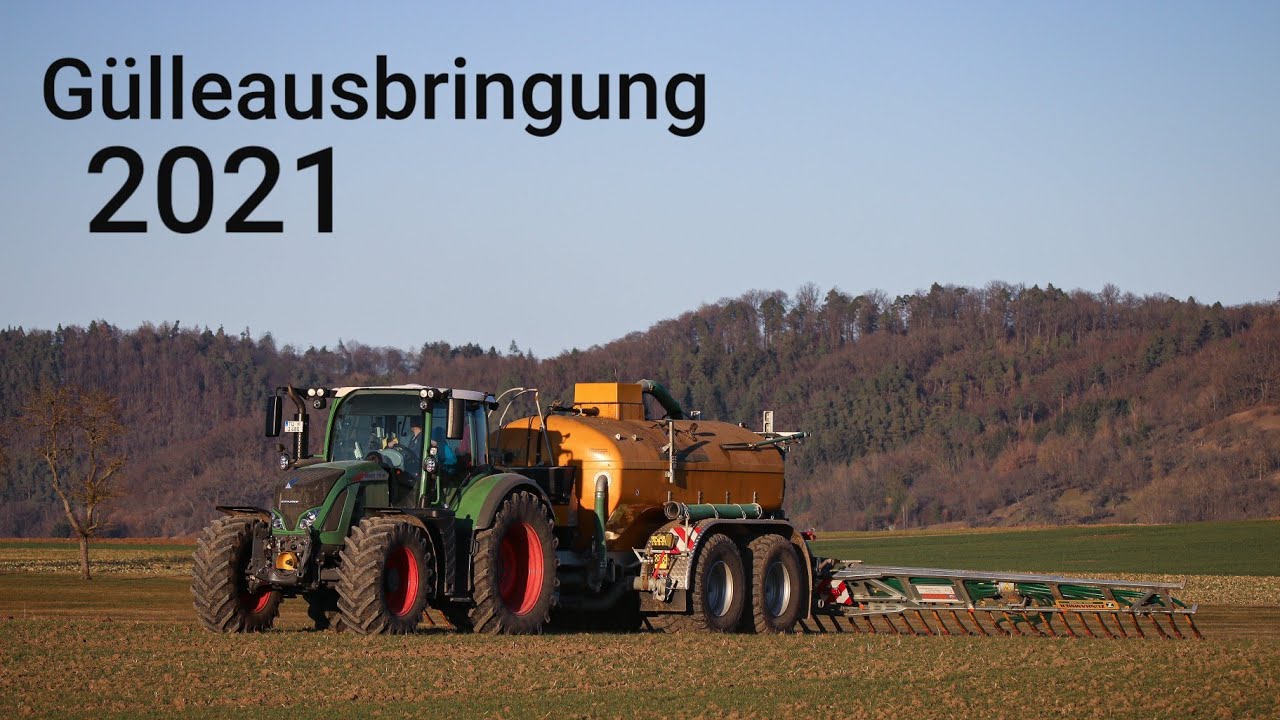 Gülleausbringung 2021 | Landw Betrieb Niethammer/Eißler | Fendt 718 mit Zunhammer Güllefass | 4K
