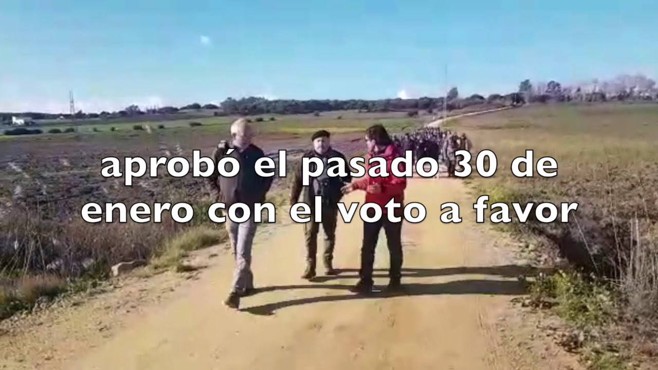 Marcha por la recuperación de la laguna de La Janda. Horse Press