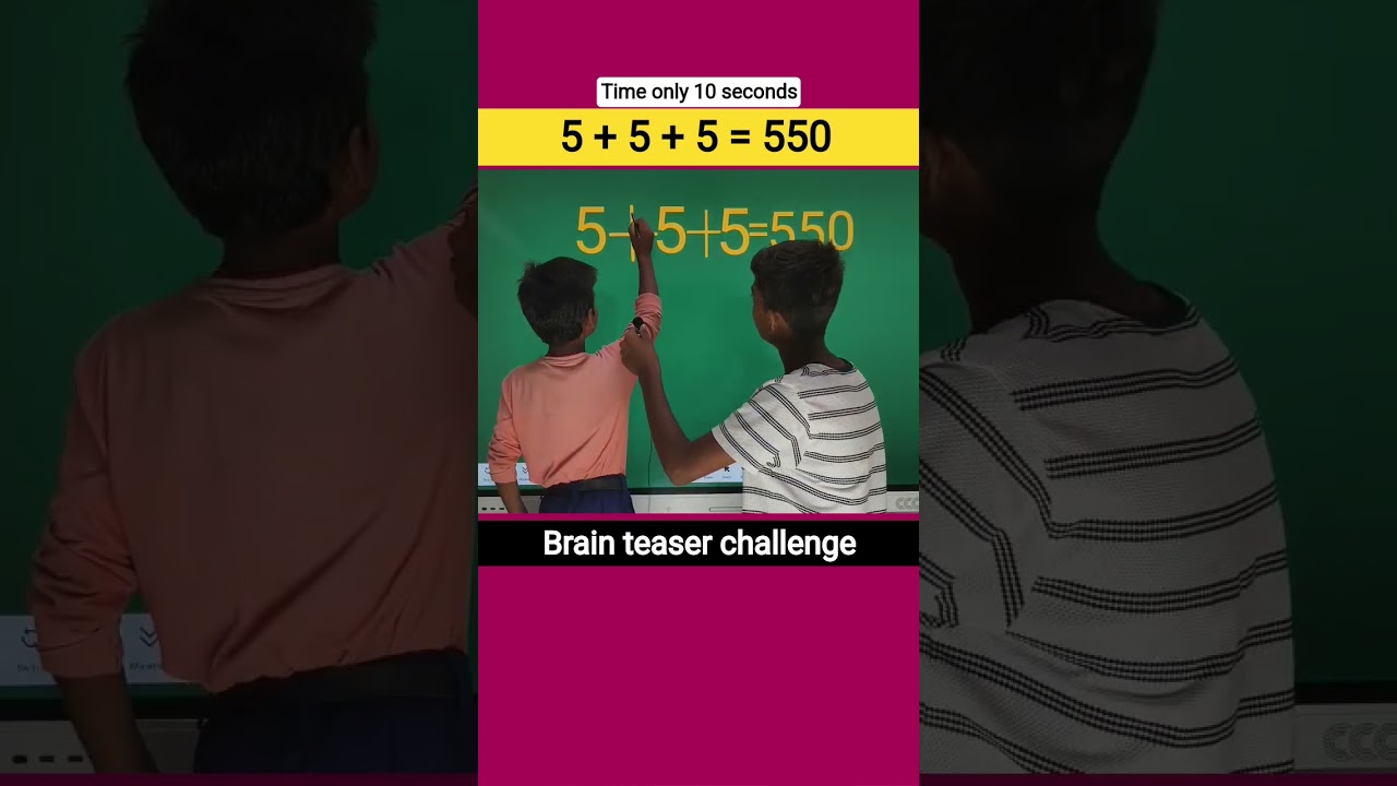 Brain 🤩 teaser Challenge -IQ test 🧠! #students #school #study #iqtes #education